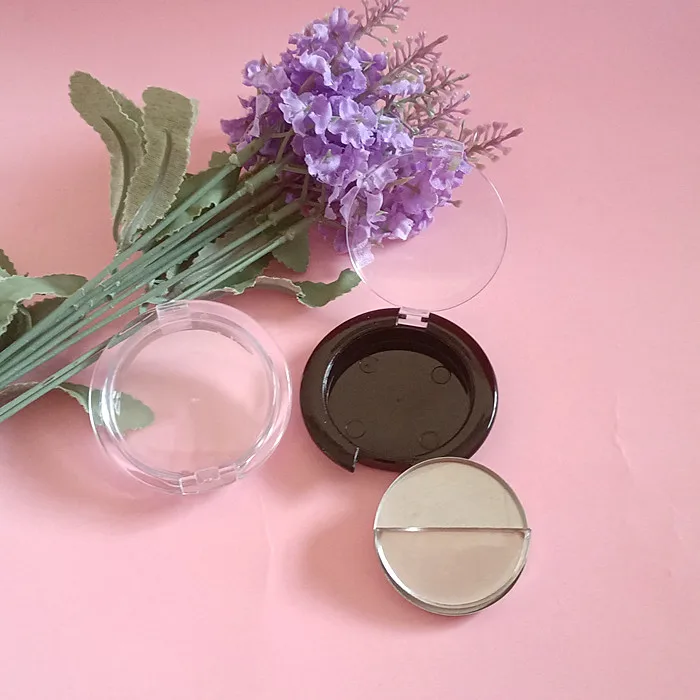 36.5mm Flip Round Plastic Empty Cosmetic Lipstick Storage Box Beauty Makeup Eyeshadow Powder Compact Blusher Packing Container | Красота и