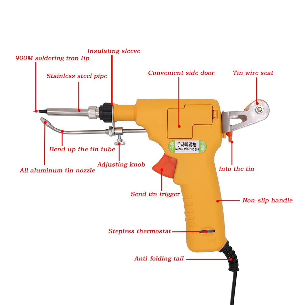 Hand-held Heating Soldering Iron 110V / 220V 60W / 80W