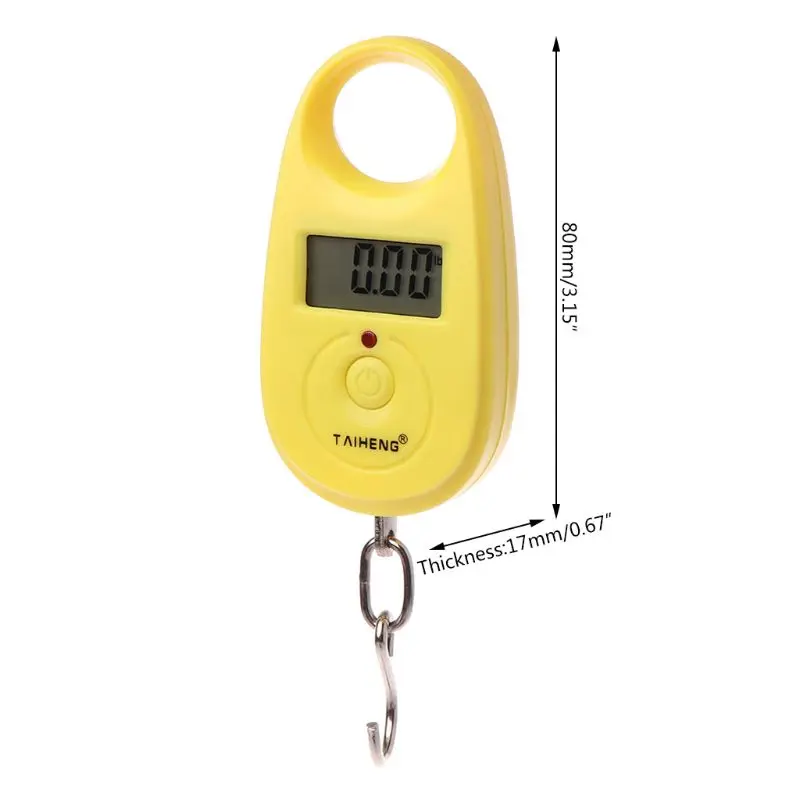 

25kg /5g Pocket Portable Hook LCD Weight Weighing Mini Electronic Digital Hanging Luggage Scale Portable Balance