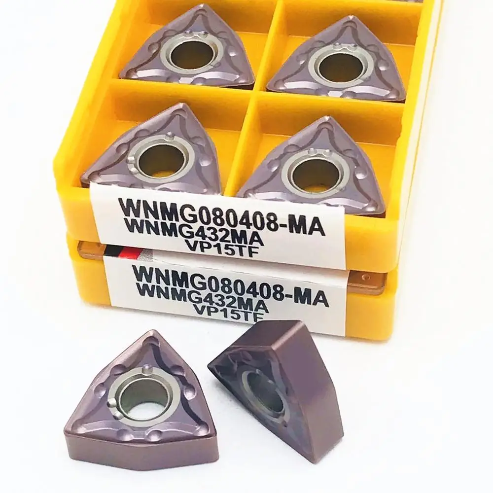Твердосплавная вставка WNMG080404 WNMG080408 MA VP15TF UE6020 US735 высококачественный внешний