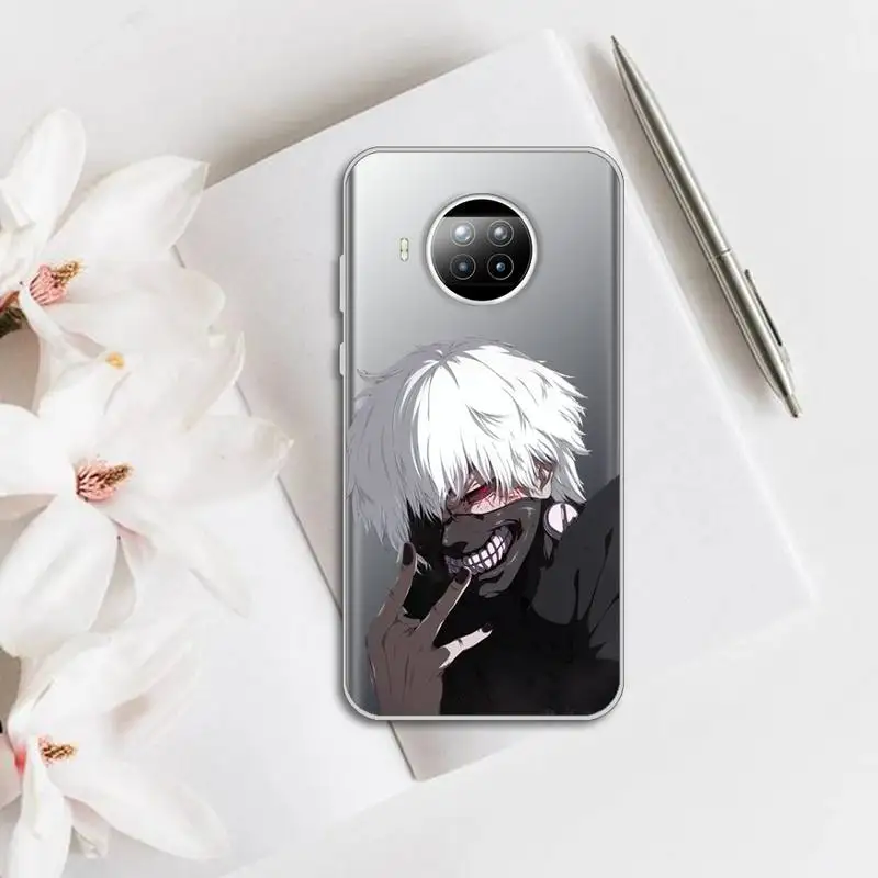 

Tokyo Ghoul Phone Case Transparent for Xiaomi mi Redmi note 10 t 8 9 pro lite 11 Samsung S 8 9 10 20