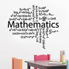 Математическая математическая формула, школьные классная комната, для стен, виниловые наклейки для домашнего декора, наклейки для подростков, спальни, Съемные Фрески S137