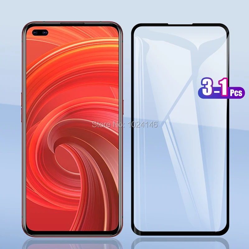 3 шт. для Oppo Realme X50 Pro 5G 6 44 &quotПолное покрытие закаленное стекло Защита экрана