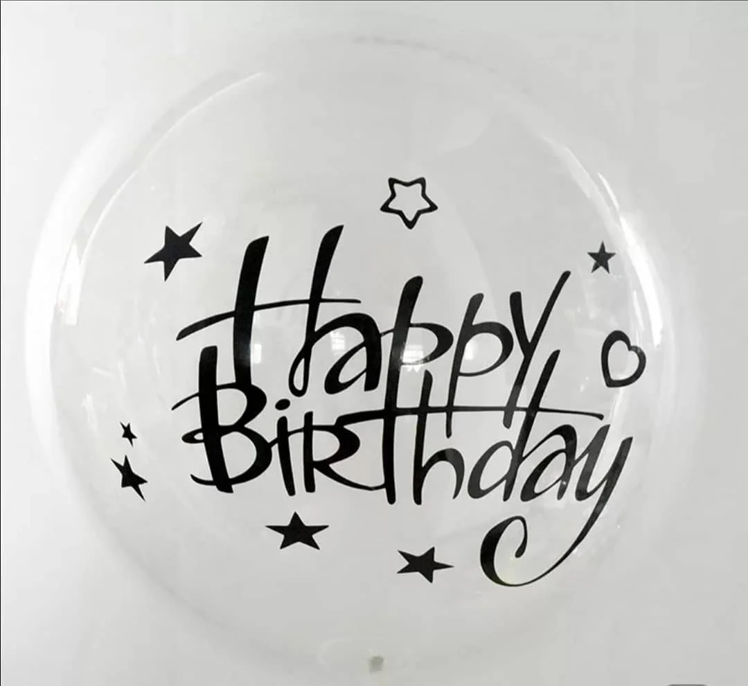 Светящиеся воздушные шары Bobo из прозрачного ПВХ с перьями 20 дюймов 1 комплект