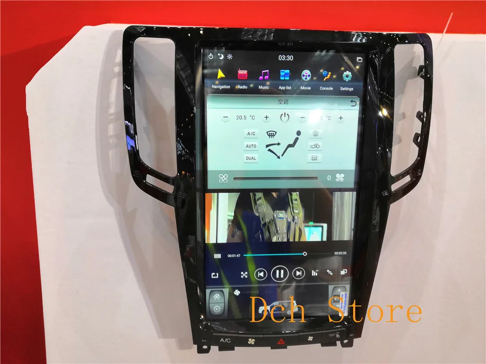 13,6 ''ips вертикальный tesla стиль Android 8,1 автомобильный DVD gps навигация для infiniti G25 G37 2007-2013 6 ядер 1,8 ГГц 4 г ram CARPLAY