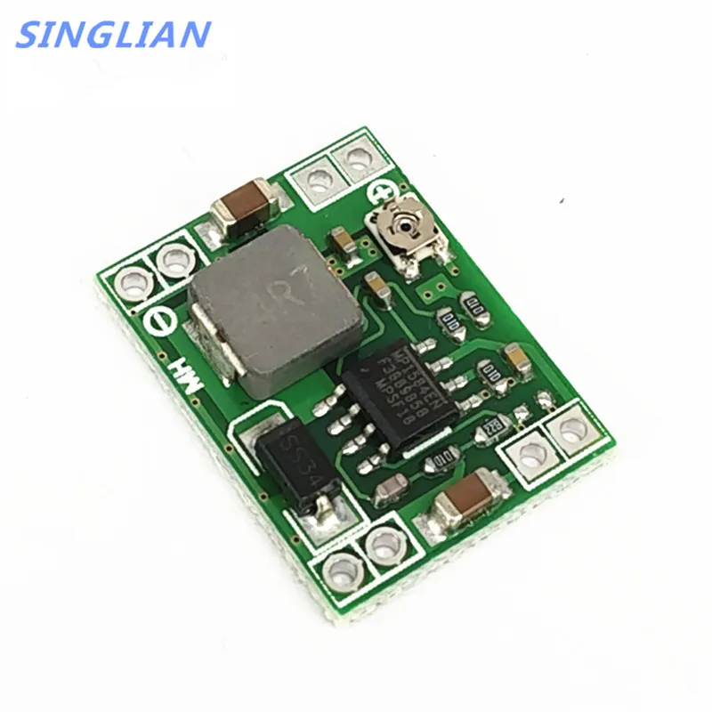 5 шт./лот Ультра маленький DC понижающий модуль питания 3A Регулируемый источник