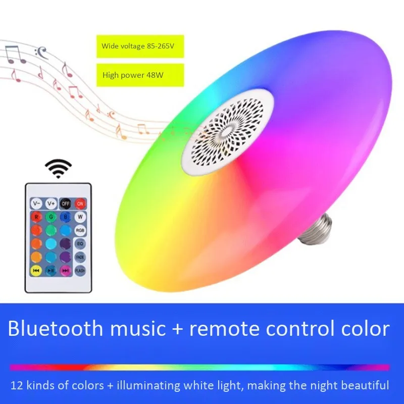 Домашний Беспроводной bluetooth динамик Освещение E27 Универсальный интерфейс