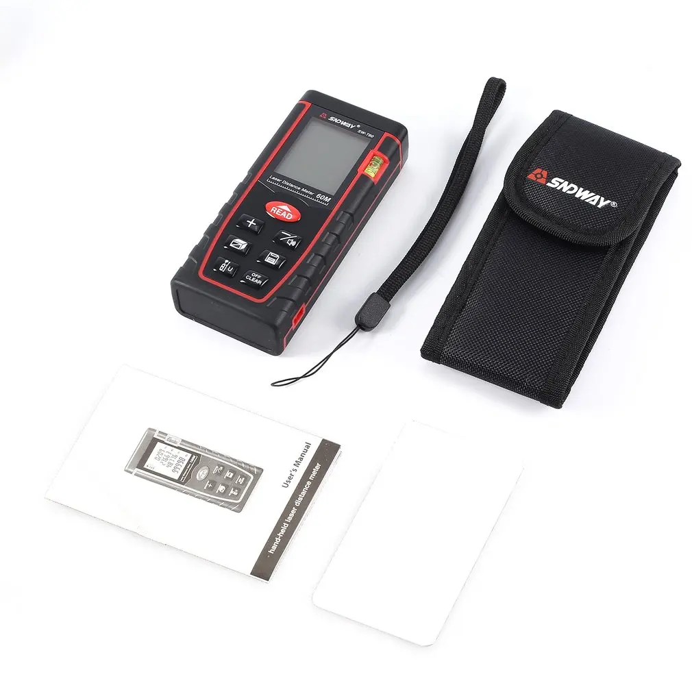 

SNDWAY 40M 60M 80M 100M Laser Distance Meter Range Finder Trena Rangefinder Tape Measure Tool