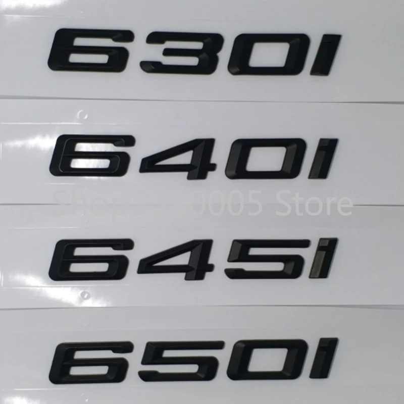 Автомобильный Стайлинг 630i 640i 645i 650i логотип-эмблема для багажника BMW 6 серии E63 E64 F12
