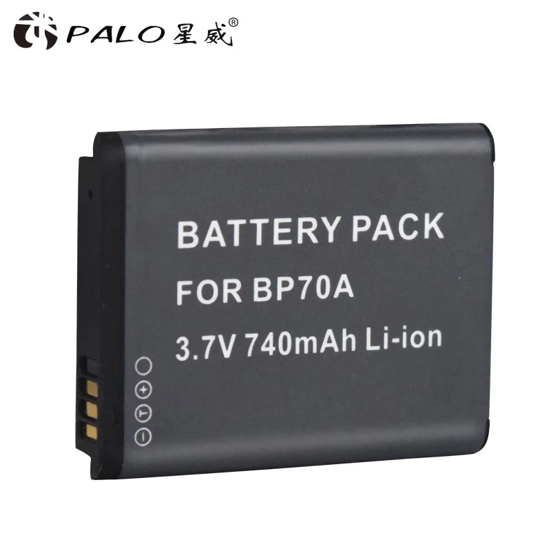 1-4 года шт. BP-70A BP 70A BP70A перезаряжаемые Камера батарея 1200 мА-ч для samsung ES65 ES70 TL105 TL110 PL100 Камера SLB-70A батарея