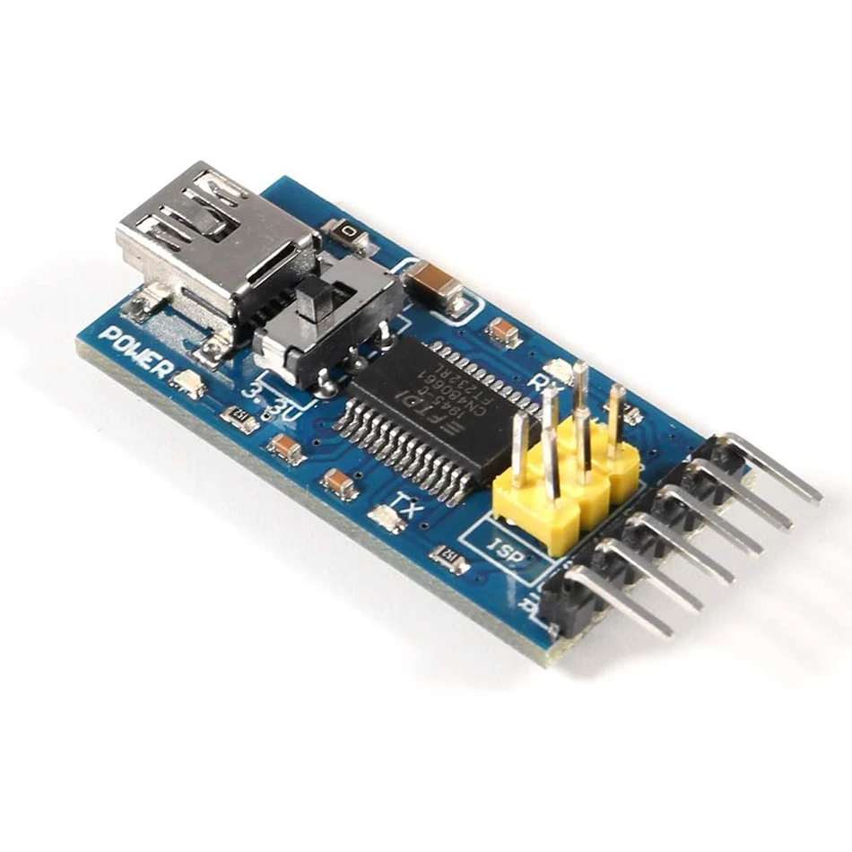 Модуль адаптера последовательного преобразователя Mini USB/TTL FT232RL 3 В 5 для