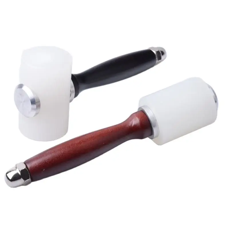 

Leather Craft Carving Hammer Wooden Handle Nylon Mallet Punching Cutting Tools Stamping Sew Leather Cowhide