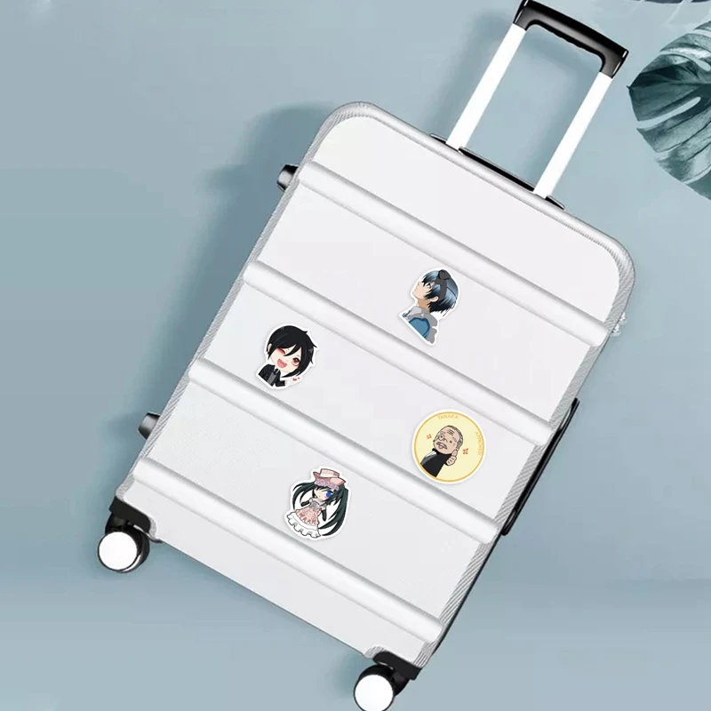 

50Pcs/Set Black Butler Stickers Japanese Anime Sticker For Decal On Guitar Suitcase Laptop Phone Fridge Motorcycle Car