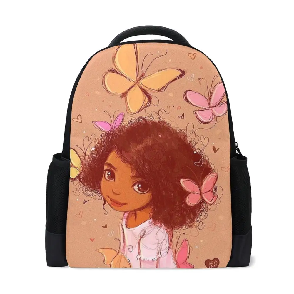 Школьный портфель для девочек и мальчиков, милый ортопедический Детский рюкзак черного цвета с мультипликационным рисунком для учеников 1-5...