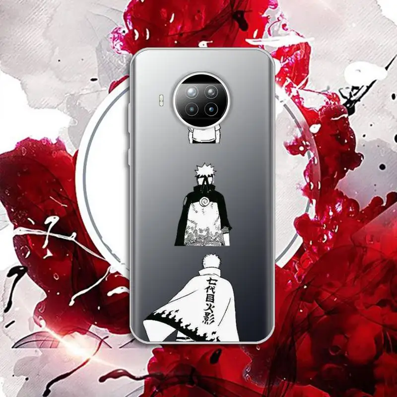 

Naruto cute fashion anime Phone Case Transparent for Xiaomi Redmi note 10 t 8 9 pro lite 11