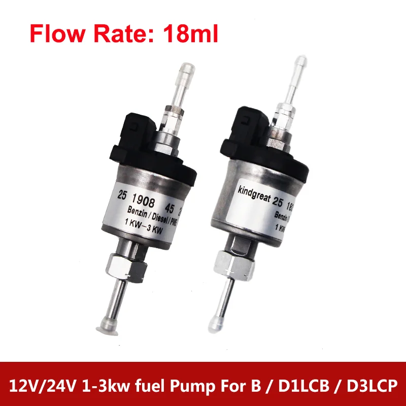 

Aftermarket 1-3KW 18ml 12V 24V Car Diesel Heater Fuel Dosing Pump 25183045|25190845 For Eberspacher Airtronic D1L D3L D5L C B