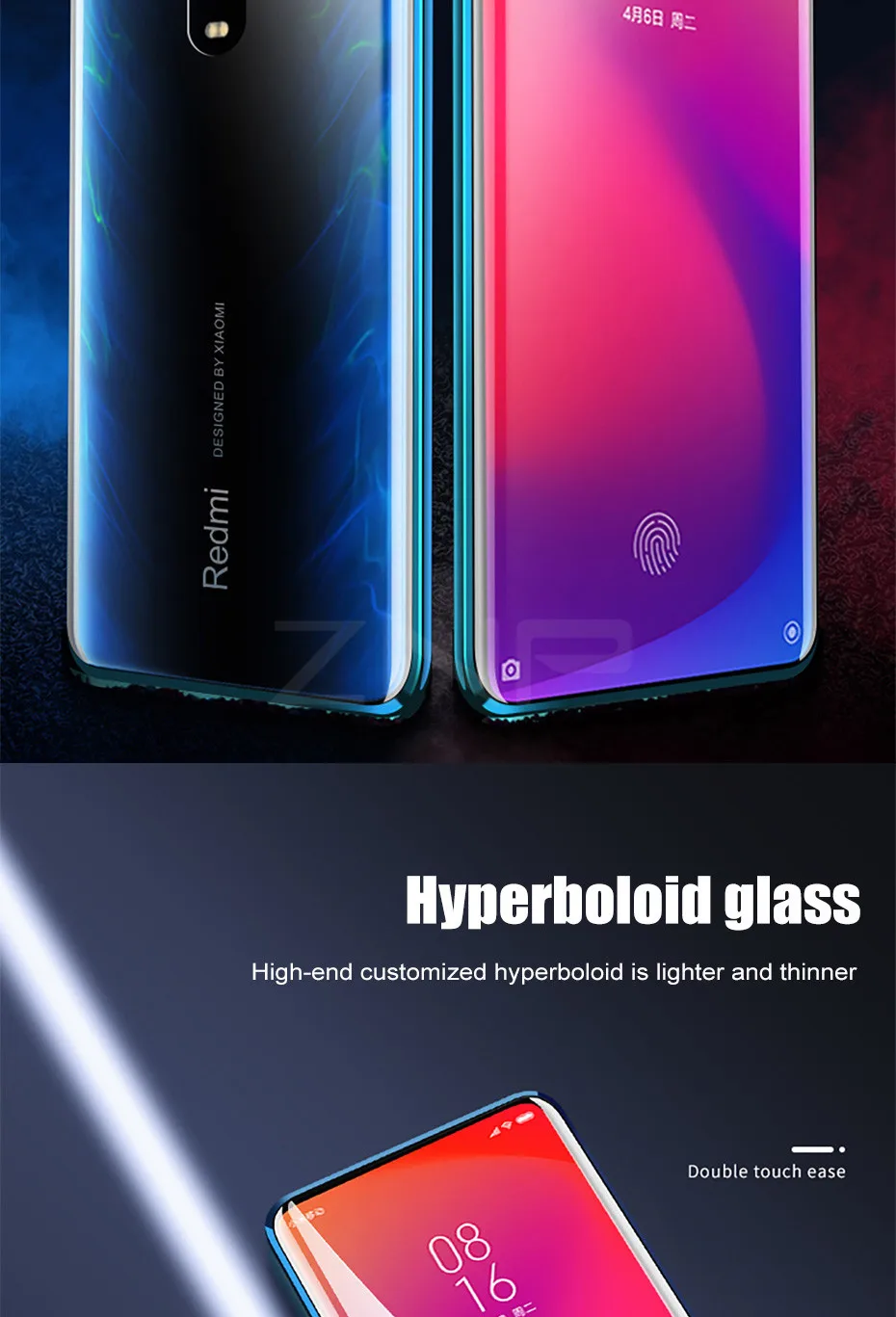ZNP Магнитный адсорбционный металлический чехол для телефона для Xiaomi 8 9 SE 9T Pro двухсторонний стеклянный Магнитный чехол для Redmi Note 7 K20 Pro чехол s