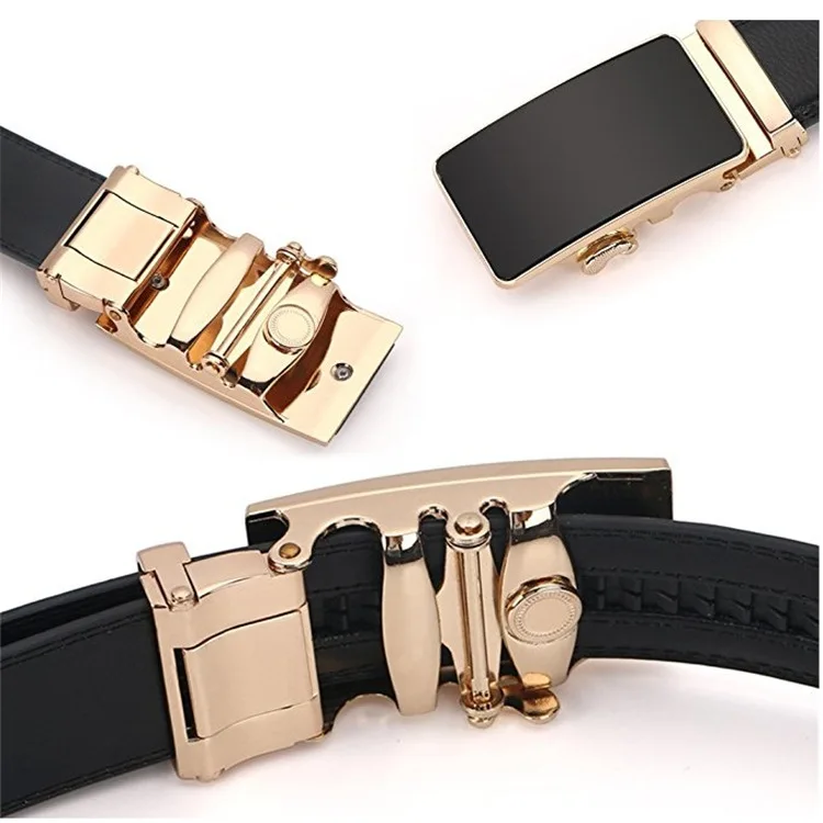 

Casual hot style men's automatic sliding buckle belt new fashion factory direct wholesale