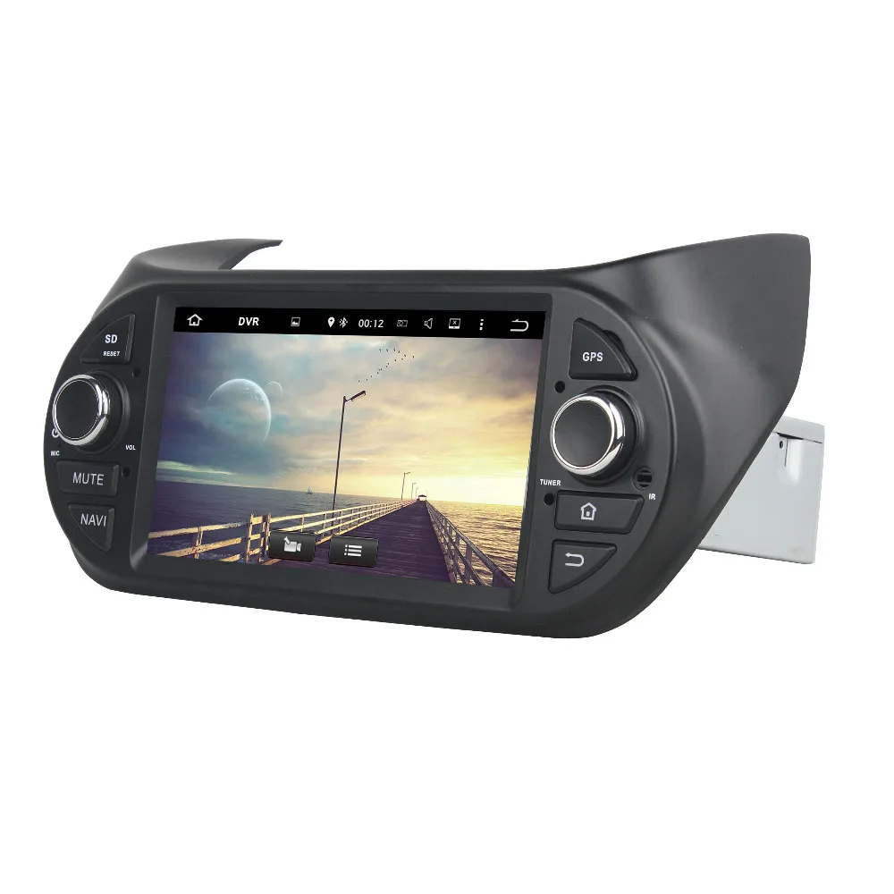 Автомобильный DVD плеер с восьмиядерным процессором 7 дюймов Android 9 0 GPS для Fiat Fiorino