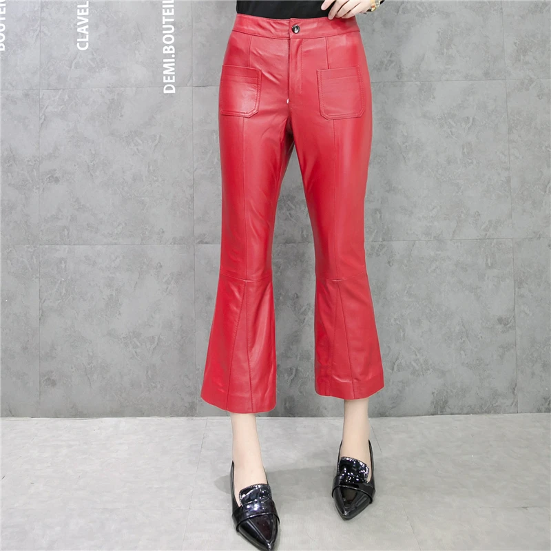 Новое поступление 2020 модные женские брюки с широкими штанинами свободные