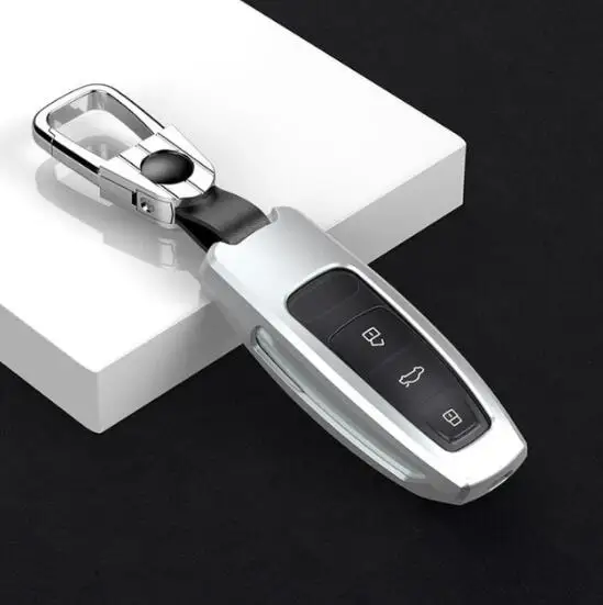 Высококачественный автомобильный чехол для ключей из алюминиевого сплава AUDI A8 A7