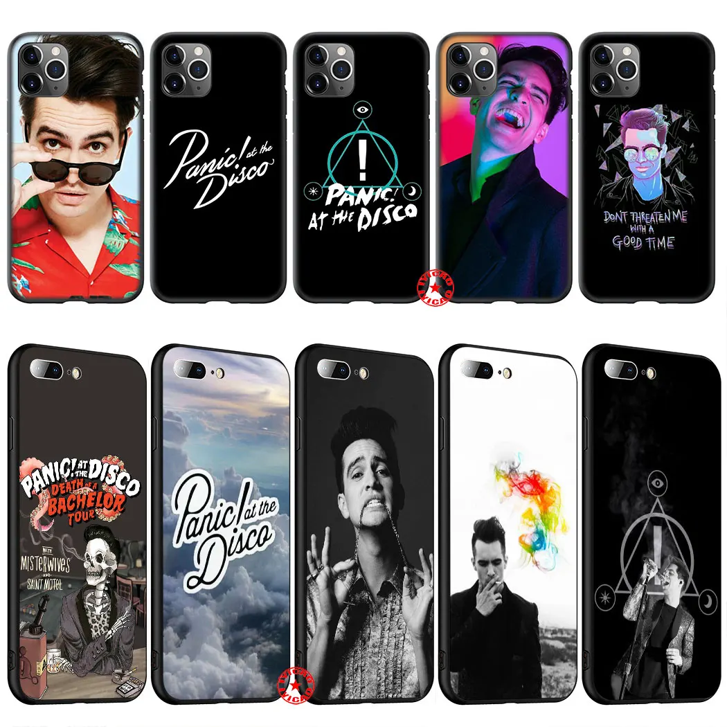 IL38 Паника! Мягкий силиконовый чехол Panic At The Disco для iPhone 11 Pro XS Max XR X 8 7 6 6S Plus 5 5S SE |