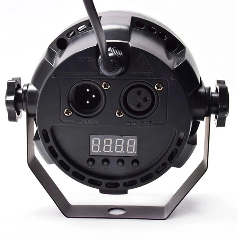Плоский светодиодный дискотечный светильник Par DMX512 сценическое мини освещение