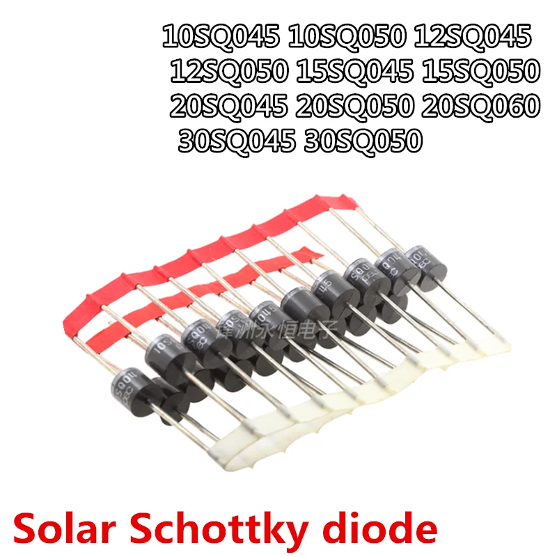 

100pcs Solar 10SQ045 10SQ050 12SQ045 12SQ050 15SQ045 15SQ050 20SQ045 20SQ050 20SQ060 30SQ045 30SQ050 Schottky Rectifiers