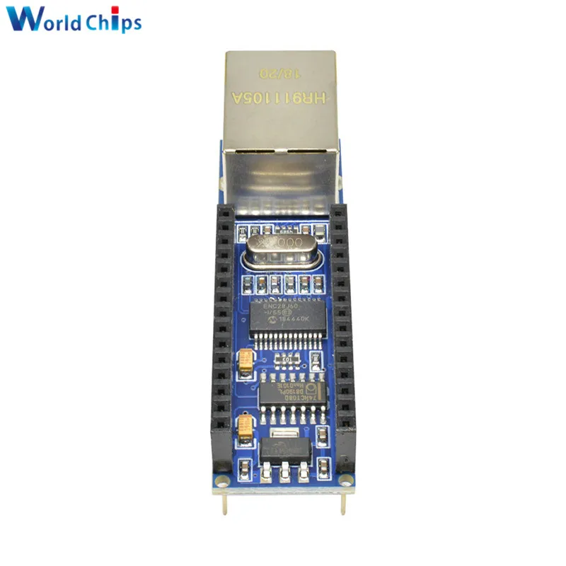 10Pcs/Lot Nano V3 Ethernet Shield ENC28J60 Microchip HR911105A Webserver Board Module for Arduino 3.0 | Электронные компоненты