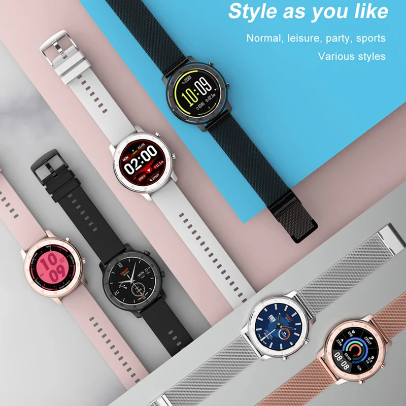 

Smartwatch DT89 Smart Watch 2020 Waterproof IP68 ECG Heart Rate Monitor Blood Pressure Oxygen Multi-Sports Fitness Tracker Clock