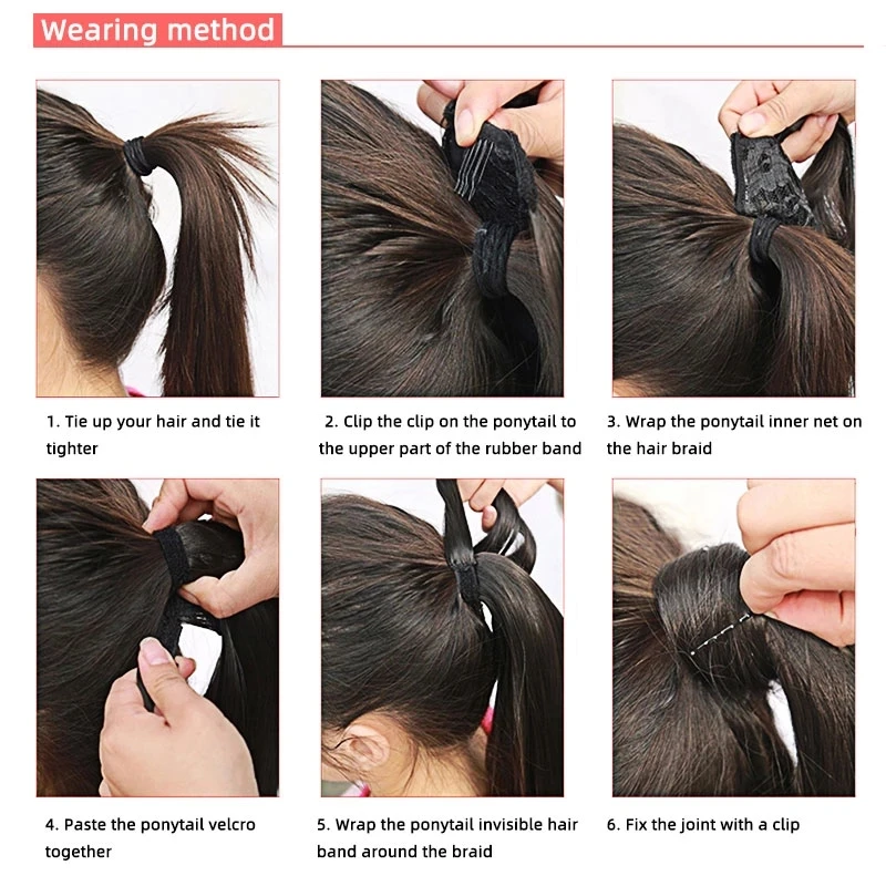 

Golden black brown Lantern Bubble Fishtail Braids Ponytail for Women Drawstring Hair Accessories Fashion Synthetic Ponytails