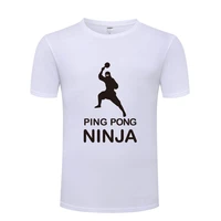 funny ping pong gift ninja player table tennis cotton t shirt novelty men o neck summer short sleeve tshirts tops tees