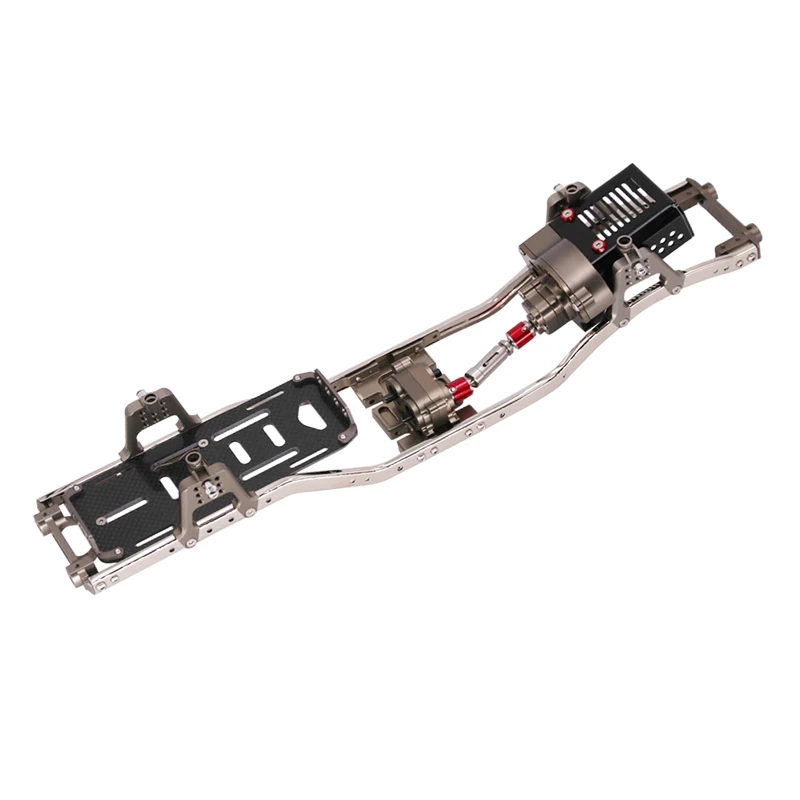 

SCX10 Frame Girder 31m Wheelbase CNC Metal Assembled Frame Chassis for 1/10 RC Tracked Vehicles SCX10 90046 90047