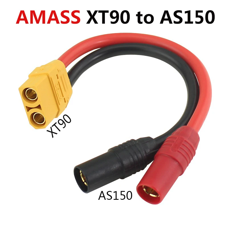 Кабель зарядного устройства SoloGood Amass XT90 папа + мама 15 см 10AWG|Детали и аксессуары| |