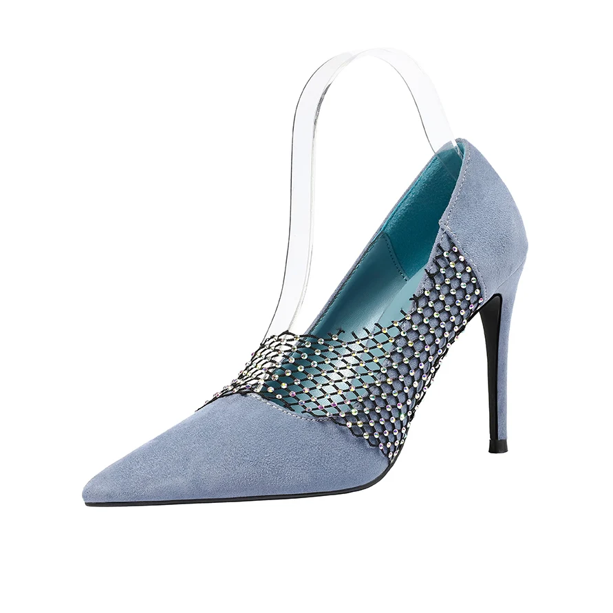 2019 женские туфли на высоком каблуке 10 см с острым носком Роскошные элегантные