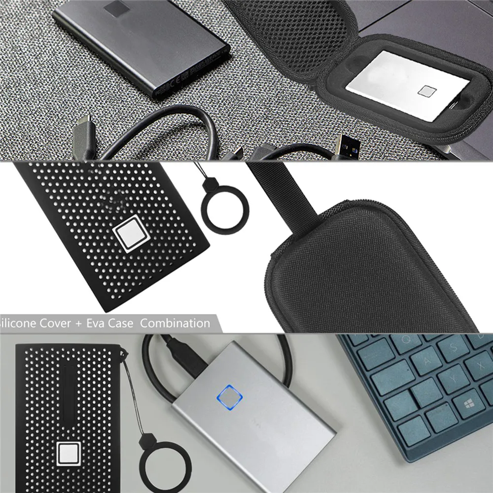 Чехол для хранения Samsung T7 Touch Портативный твердотельный накопитель SSD сумка