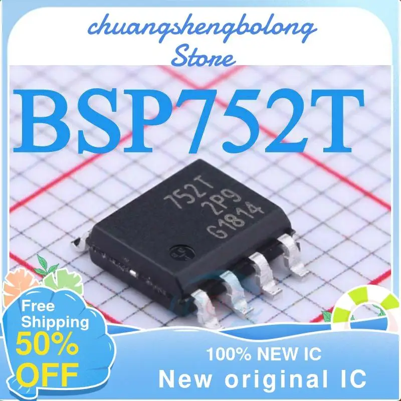 

10-200 шт. BSP752T 752T SOP-8 BSP752R 752R новый оригинальный IC