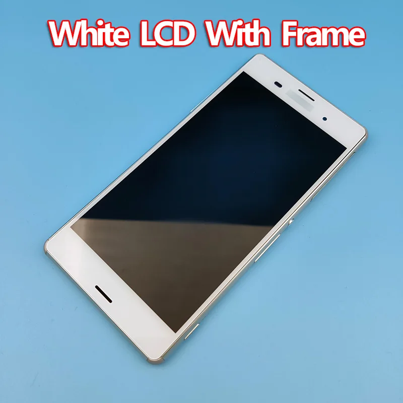 Оригинальный Для SONY Xperia Z3 ЖК дисплей D6603 D6633 D6653 L55T для с сенсорным экраном рамкой