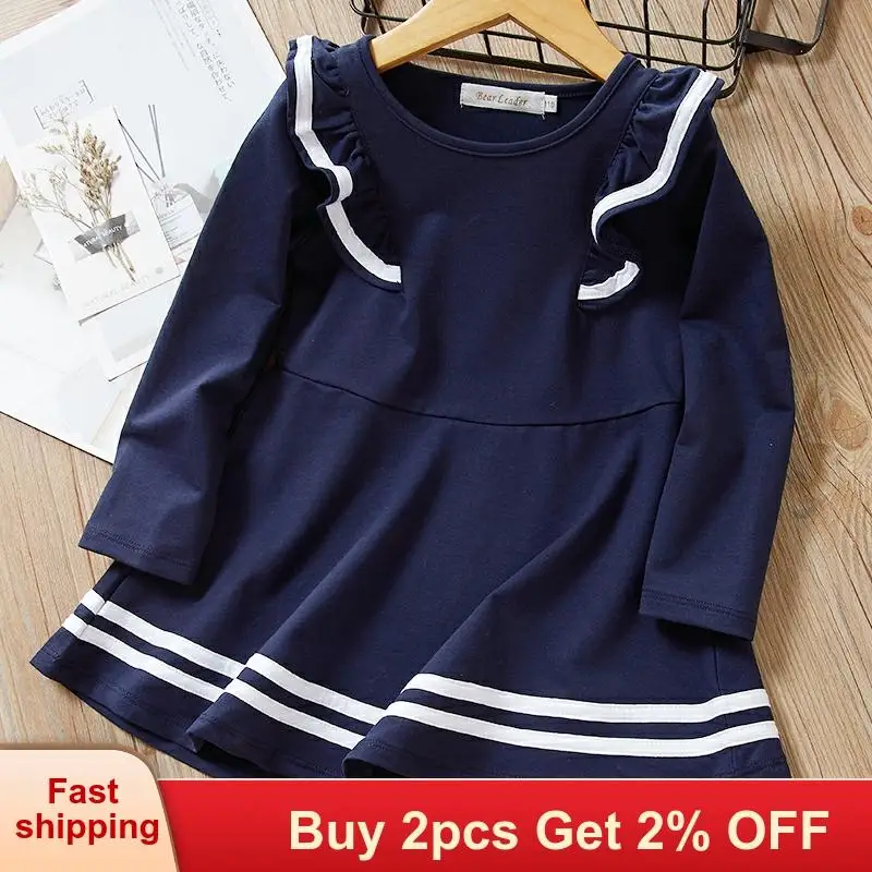 Mayfair/осеннее платье для девочек 2020 новое милое модное стильное с оборками От 3 до 7