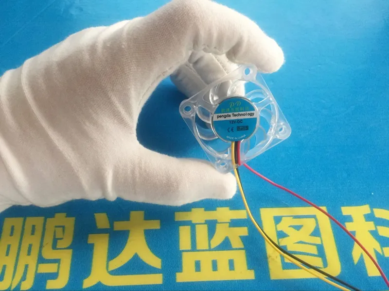 4010 прозрачный вентилятор 12 В тихий большой объем воздуха стандартный Вентилятор