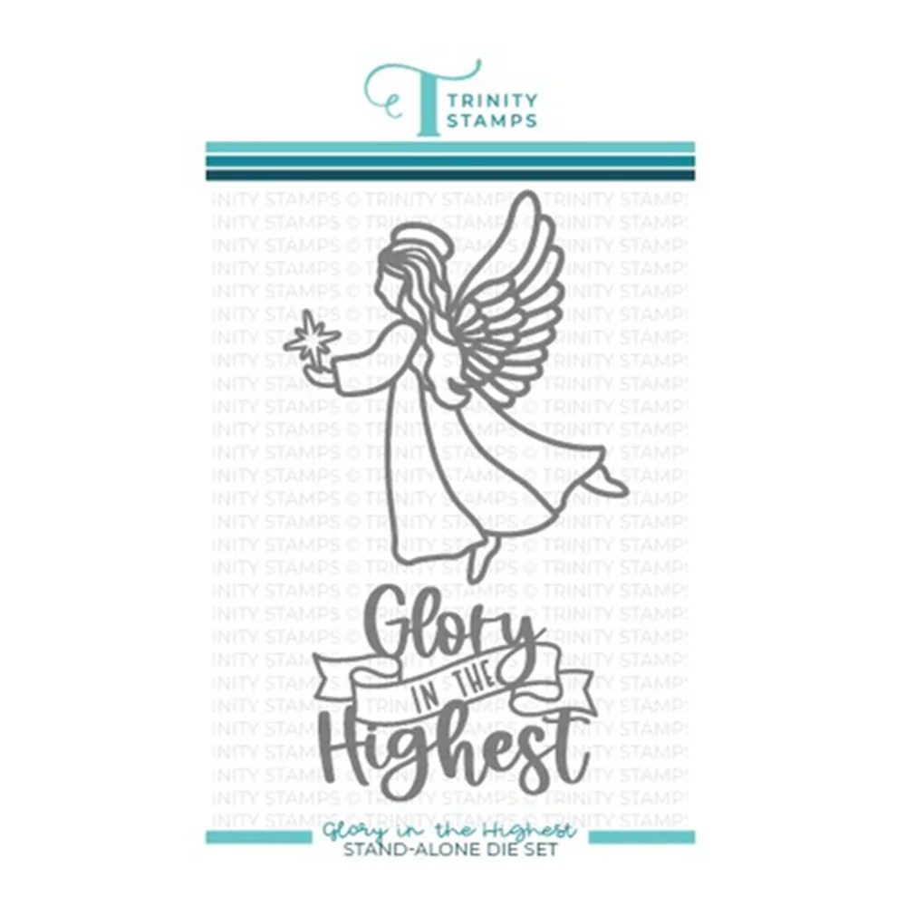 

Hot Glory in the Highest New Metal Cutting Dies Scrapbook Diary Decoration Embossing Template Diy Greeting Card Handmade 2021