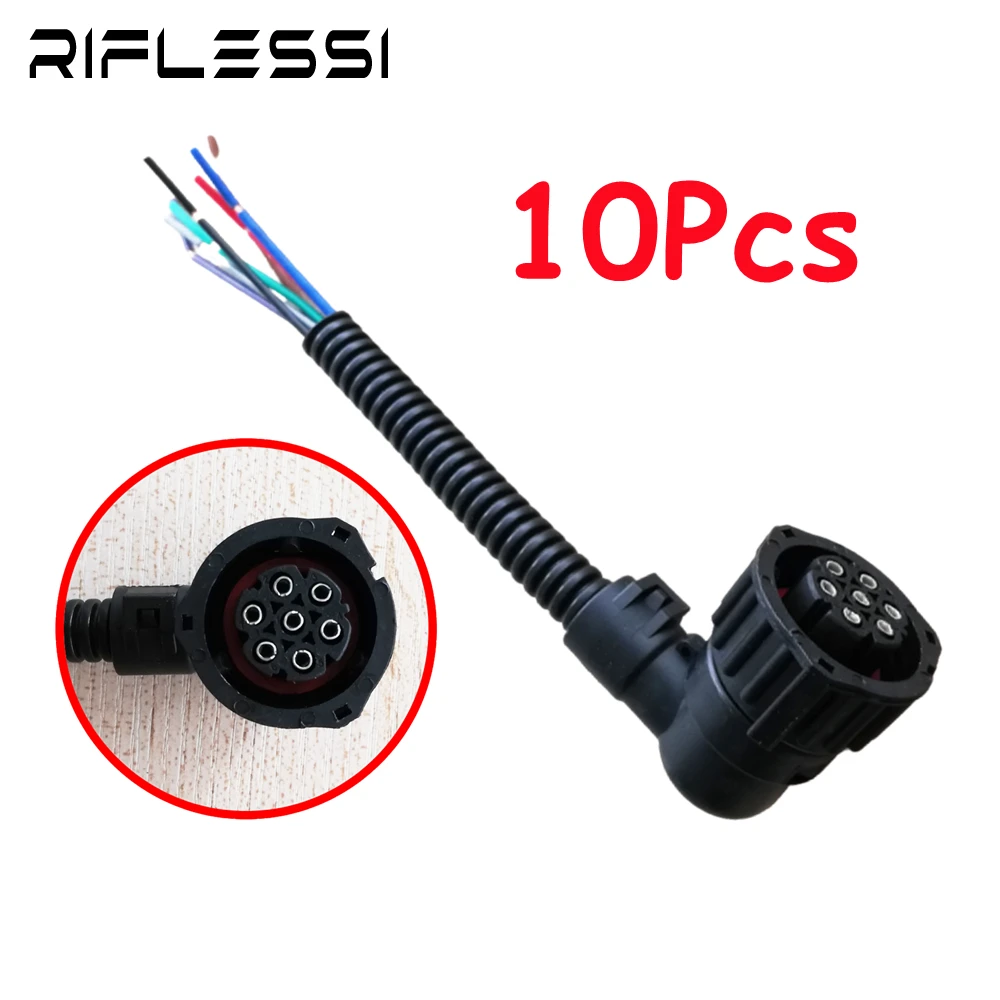 

10 x 7 Pin Connector For Scania For Volvo Truck For Mercedes-benz Actros For IVECO Lorry Car Light Plug Socket