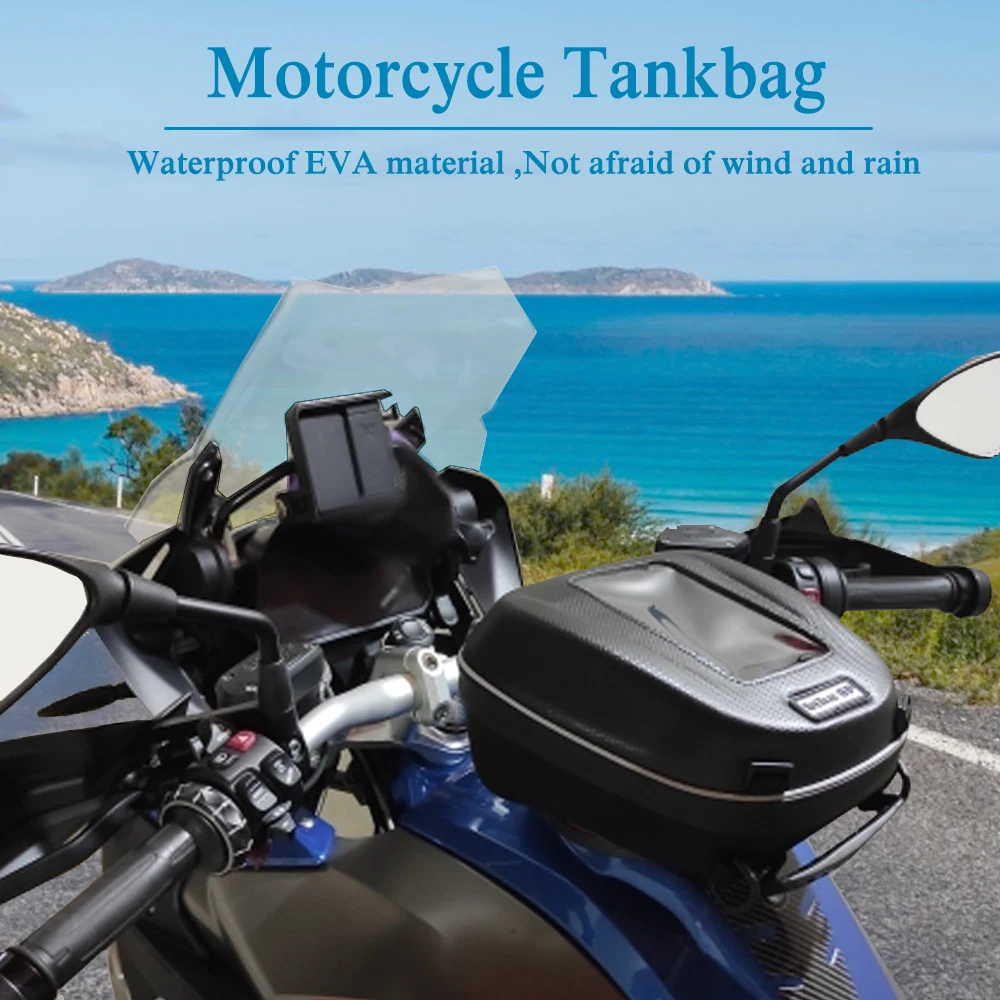 Tank Bag For BMW R1200GS R1250GS Adventure G310GS/R F700GS F800GS ADV Waterproof Motorcycle Fuel Tankbag Touch Screen Navigation