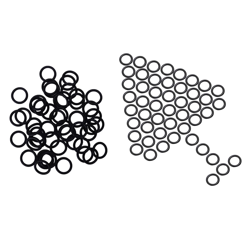 100 штук черный Нитриловый каучук уплотнительное кольцо Уплотнительные Шайбы 13x9x2