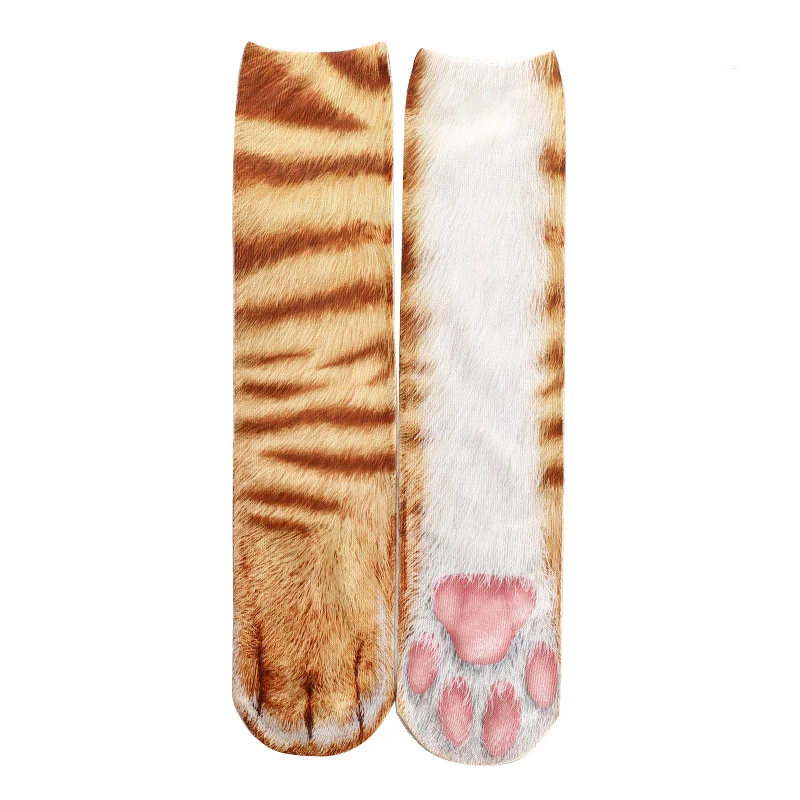 

Unisex Leopard Cotton Socks Women Funny 3D Animal Long Printed Socks Men Kawaii Cute Cartoon Casual Happy Fashion Harajuku Socks