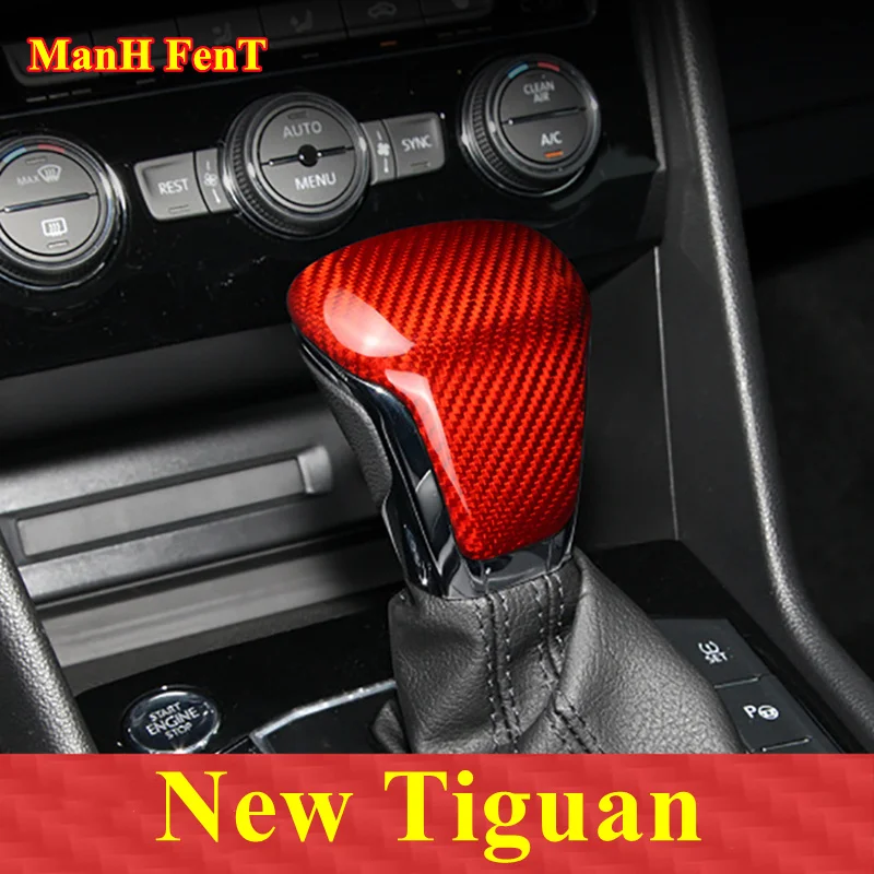 

For Volkswagen VW Tiguan Tourang X PHIDEON Viloran Real Carbon Fiber Gear Shift Cover 2016-2021
