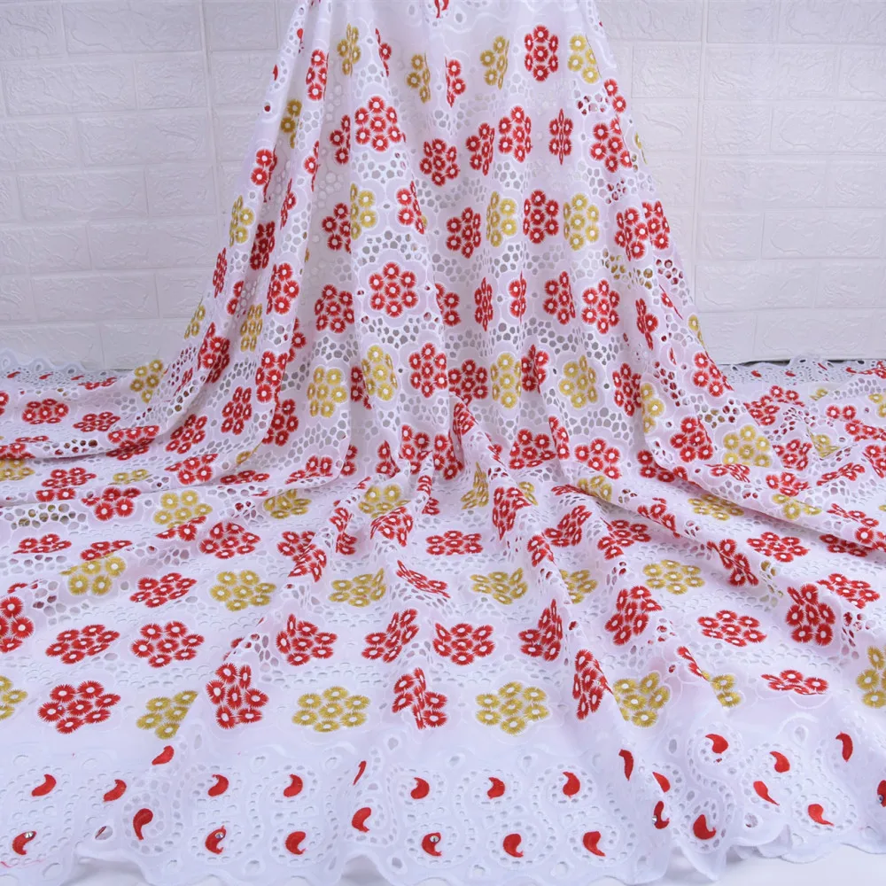 

5 ярдов, Свадебный Материал, африканская нигерийская сухая кружевная ткань, вышивка, дубайское кружево с небольшими отверстиями, швейцарска...