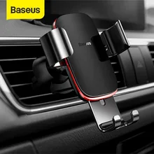 Baseus Gravity Car Phone Holder Air Vent Car Bracket Smartphon for Mobile Phone 4.0-6.0 inch GPS Air Outlet Metal Car Bracket Baseus Gravity Car Phone Holder Air Vent Car Bracket Smartphon for Mobile Phone 4.0-6.0 inch GPS Air Outlet Metal Car Bracket