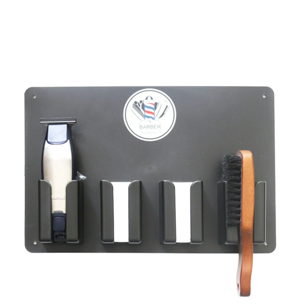 

Hair Clipper Hanging Rack Eletric Hair Cutter Holder Hair Trimmer Storage Rack Black