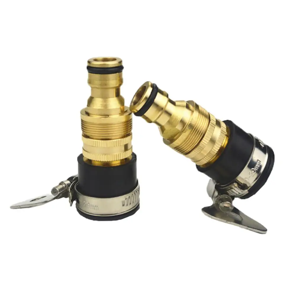 

1Set Universal Car Wash Water Gun Water Pipe Full Copper Joint Multi-function Quick Connect Joint Faucet Connection Accessories